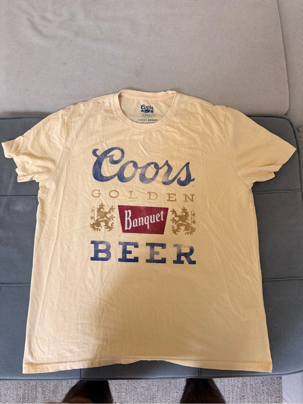 Lucky Brand x Coors Banquet Tee Men's Size XL